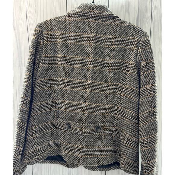PENDLETON Wool-Lambs Wool HOUNDSTOOTH Plaid 3 Button Blazer Jacket Size 12 r1 - Picture 4 of 8
